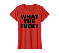 What The Fuck T-Shirt, Femme, Rouge, XL