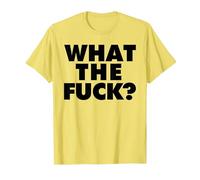 What The Fuck T-Shirt, Homme, Citron, XXL