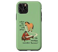 What The Horse Calls Play - Jeu de Cheval, Singe Business Meme Coque pour iPhone 11 Pro
