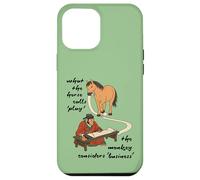 What The Horse Calls Play - Jeu de Cheval, Singe Business Meme Coque pour iPhone 12 Pro Max
