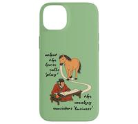 What The Horse Calls Play - Jeu de Cheval, Singe Business Meme Coque pour iPhone 14 Plus