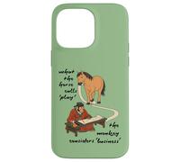 What The Horse Calls Play - Jeu de Cheval, Singe Business Meme Coque pour iPhone 14 Pro Max