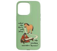 What The Horse Calls Play - Jeu de Cheval, Singe Business Meme Coque pour iPhone 15 Pro Max
