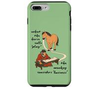 What The Horse Calls Play - Jeu de Cheval, Singe Business Meme Coque pour iPhone 7 Plus/8 Plus