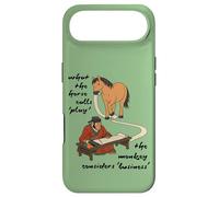 What The Horse Calls Play - Jeu de Cheval, Singe Business Meme Coque pour iPhone Air