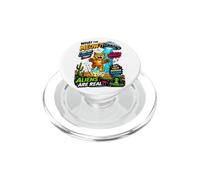 What The Meow Funny Cat UFO Abduction Sci-FI Alien PopSockets PopGrip pour MagSafe