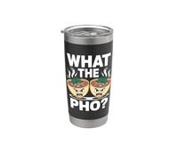 What The Pho Vietnam Voyage Soupe de Nouilles Pho Gobelet isotherme en acier inoxydable double paroi