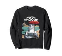 What The Phoque - Normandie Région Manche Paysages Sweatshirt