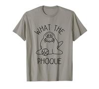 What The Phoque Seal Play On Words Cadeau amusant Français Anglais T-Shirt