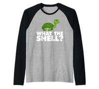 What The Shell : Carapace de Tortue drôle, Oui Manche Raglan