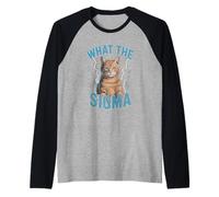 What The Sigma Meme Cat Lightning Viral Power Energy Manche Raglan