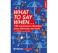 What to say when: 100 expressions illustrées pour retrouver ses mots