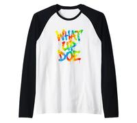 What Up Doe | Graffiti Style Urban Detroit Michigan Manche Raglan