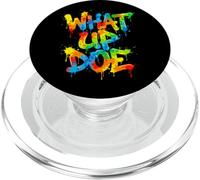 What Up Doe | Graffiti Style Urban Detroit Michigan PopSockets PopGrip pour MagSafe