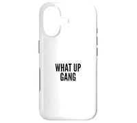What Up Gang Fun Vlogger Influencer Joke Humor Coque pour iPhone 17