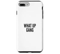 What Up Gang Fun Vlogger Influencer Joke Humor Coque pour iPhone 7 Plus/8 Plus