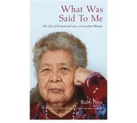 What Was Said to Me by Molly Peter Molly Peter (Auteur)