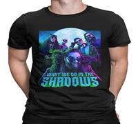 What We Do in The Shadows T Shirt for Men O Neck Cotton T Shirts Short Sleeve Tee Shirt Clothing Black M