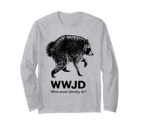 What Would Jimothy Do? WWJD Funny Seattle Raccoon Joke Manche Longue