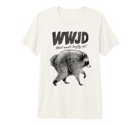 What Would Jimothy Do? WWJD Funny Seattle Raccoon Joke T-Shirt Haut de Gamme