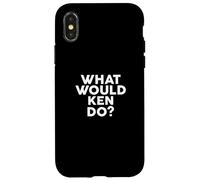 What Would Ken Do? T-Shirt Nom Coque pour iPhone X/XS