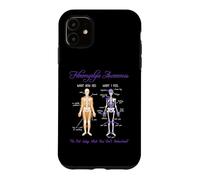 What You See What I Feel Skeleton Fibromyalgia Awareness Coque pour iPhone 11