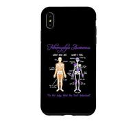 What You See What I Feel Skeleton Fibromyalgia Awareness Coque pour iPhone XS Max