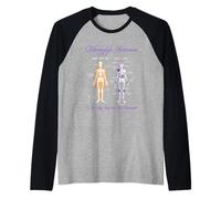 What You See What I Feel Skeleton Fibromyalgia Awareness Manche Raglan