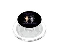 What You See What I Feel Skeleton Fibromyalgia Awareness PopSockets PopGrip pour MagSafe