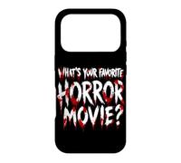 What Your Favorite Horror Movie Halloween Horror Citation Coque pour iPhone 17 Pro