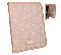 WhataBerry® Protege Carnet de Sante Bebe | Organisateur de Documents Parents & Famille | Sécurité & Organisation Maternité & Voyage | Pochette Carnet de Santé 16 Sections - Beige 26×19×3cm