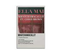 Whatchamacallit par Ella Mai & Chris Brown Poster mural pour chambre à coucher films 20 x 30 cm Sans cadre