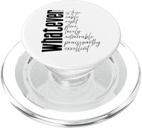 Whatever is True Philippians 4:8 Écriture du Verset de la Bible PopSockets PopGrip pour MagSafe
