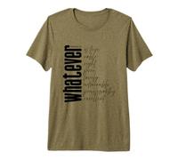 Whatever is True Philippians 4:8 Écriture du Verset de la Bible T-Shirt Haut de Gamme
