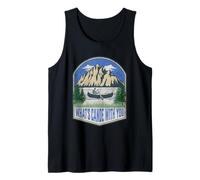 What's Canoe with You Mountain Funny Camping Canoë Débardeur