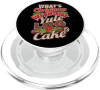 What's Christmas Without Yule Log Cake Christmas PopSockets PopGrip pour MagSafe