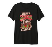 What's Christmas Without Yule Log Cake Christmas T-Shirt Haut de Gamme