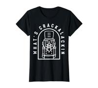 What's Crackalackin Funny Christmas Casse-Noisette Art T-Shirt Graphique avec Valeur