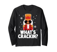 Whats Crackin Casse-Noisette de Noël Amusant pour Hommes, Enfants, Adolescents, garçons Manche Longue