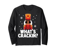 Whats Crackin Casse-Noisette de Noël Amusant pour Hommes, Enfants, Adolescents, garçons Manche Longue