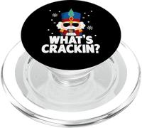 Whats Crackin Casse-Noisette de Noël Amusant pour Hommes, Enfants, Adolescents, garçons PopSockets PopGrip pour MagSafe