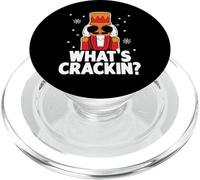 Whats Crackin Casse-Noisette de Noël Amusant pour Hommes, Enfants, Adolescents, garçons PopSockets PopGrip pour MagSafe