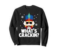 Whats Crackin Casse-Noisette de Noël Amusant pour Hommes, Enfants, Adolescents, garçons Sweatshirt