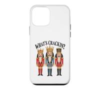 Whats Crackin Nutcracker Trio Funny Christmas Holiday Coque pour iPhone 12 Mini