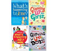 What's Happening to me Growing up for Boys and Girls Collection 4 Books Set, (What's Happening to Me?: Boy, What's Happening to Me? (Girls Edition) (Facts of Life), Growing Up for Boys, and Growing Up for Girls)