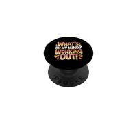 What's on My Mind Working Out Fitness Thoughts - PopSockets PopGrip Adhésif