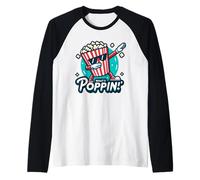 What's Popcorn Dab Cinema Movie Snack Pop Corn Dab Manche Raglan