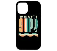 What's Sup Stand Up Paddle Board Paddling Vintage Supboard Coque pour iPhone 12/12 Pro