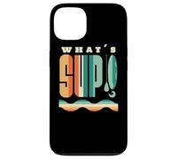 What's Sup Stand Up Paddle Board Paddling Vintage Supboard Coque pour iPhone 13