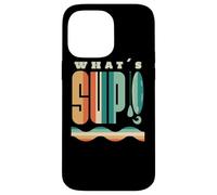 What's Sup Stand Up Paddle Board Paddling Vintage Supboard Coque pour iPhone 14 Pro Max
